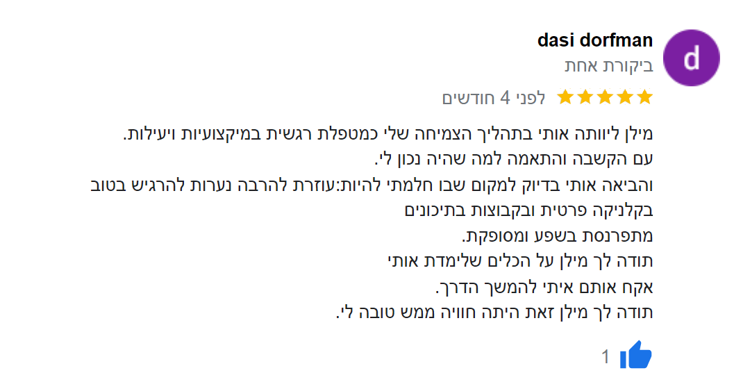 המלצה של דסי